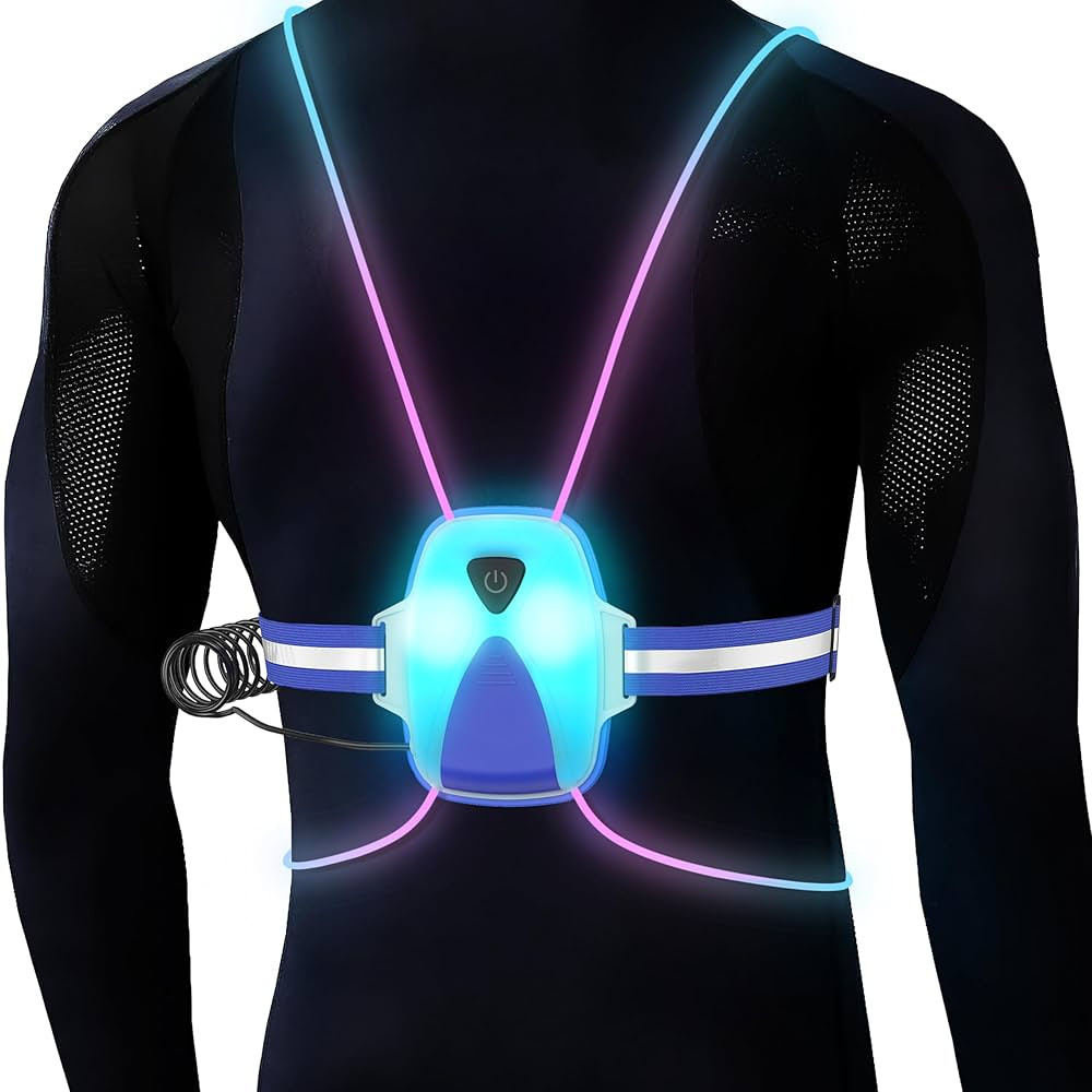 QiMH LED Reflective Running Vest Lights for Runners | Amazon (US)