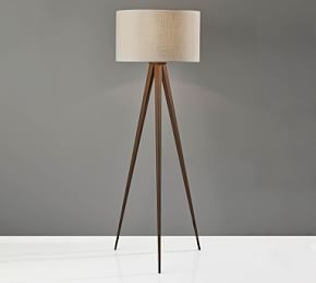 Axson Wood Floor Lamp | Pottery Barn (US)