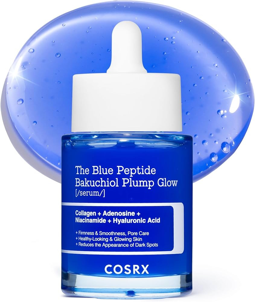 COSRX The Blue Copper Peptide Bakuchiol Serum, Glow & Plumping, 1.69 Fl Oz | Amazon (US)