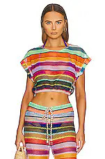PQ Renee Crop Top in Calypso from Revolve.com | Revolve Clothing (Global)