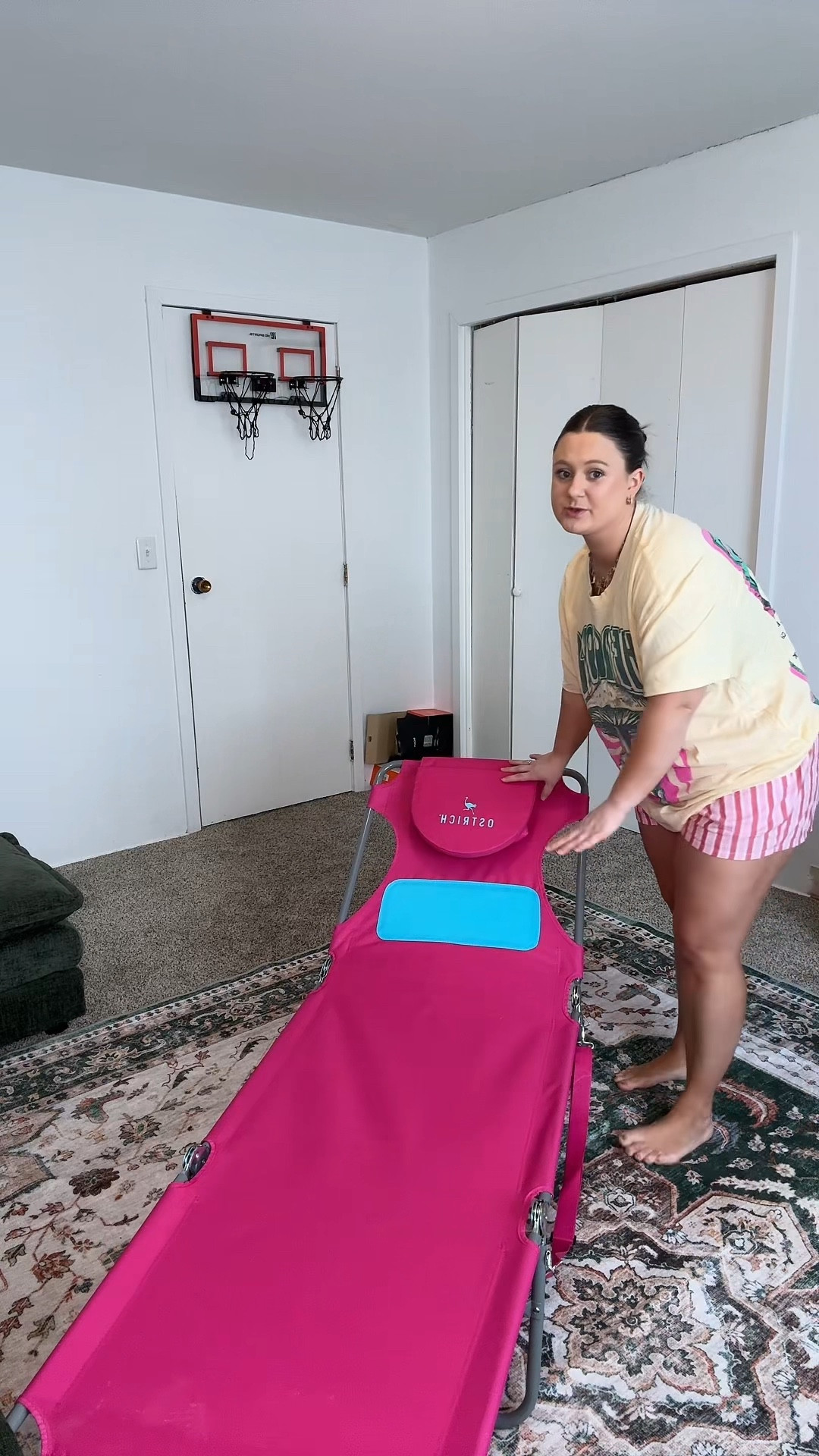 Tanning, tanning chair, beach chair, tanning products, graphic tee, tshirt, oversized tshirt, boxer shorts, summer outfit

#LTKMidsize #LTKSeasonal #LTKPlusSize