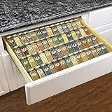 LYNK PROFESSIONAL® Expandable Spice Rack Drawer Organizer - Heavy Gauge Steel 4 Tier Spice Rack ... | Amazon (US)