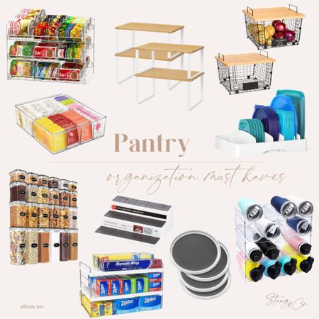 Pantry organization must haves. 

Pantry shelves, tea organizer, food storage, lazy Susan, water bottle storage

#LTKfindsunder50 #LTKstyletip #LTKhome