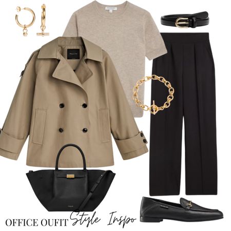 Work wear inspiration with a short trench 



#LTKworkwear
