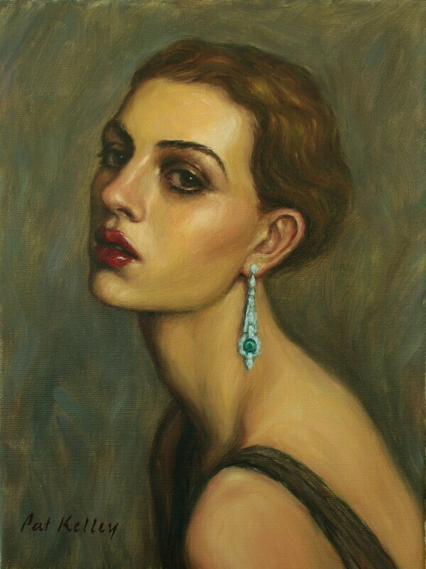 Girl With an Emerald Earring | Artfully Walls
