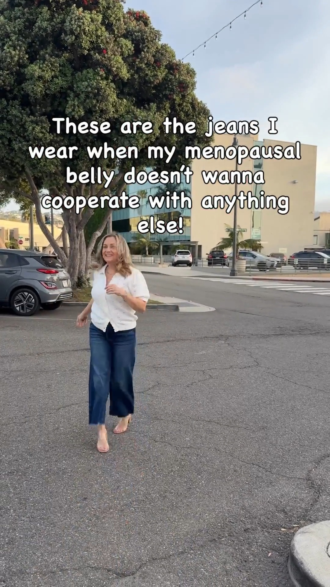 The waistband on these jeans is like magic. It’s not elastic, but it stretches like it is and feels even better! If you buy through the app, you can get a discount on your first purchase and they frequently run sales. ￼

#LTKSaleAlert #LTKootd #LTKOver40