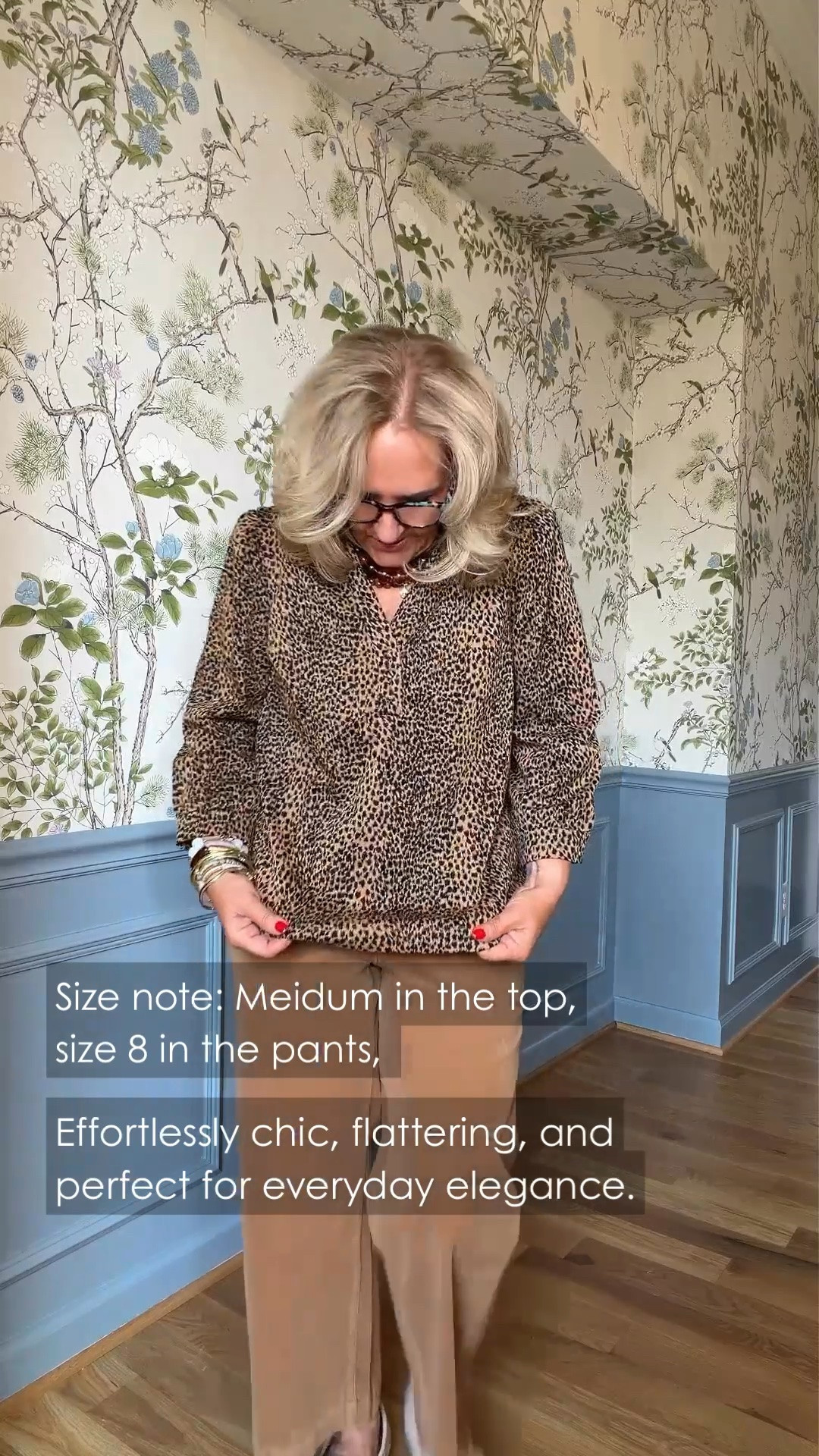 Leopard print and camel are a timeless combination. This relaxed leopard top with wide-leg camel pants feels polished without trying too hard, and the neutral palette makes it easy to accessorize.

💡 LTK MADE EASY
❤️ Heart = Support my posts!
🔖 Save = Get sale & restock alerts
📋 Lists = Keep favorites organized
📲 Share = Send lists and products to a friend. Hello, Christmas List!
💬 Comment = Ask me anything about what I'm wearing.:-)

#LTKdayinmylife #LTKgrwm #LTKootd
