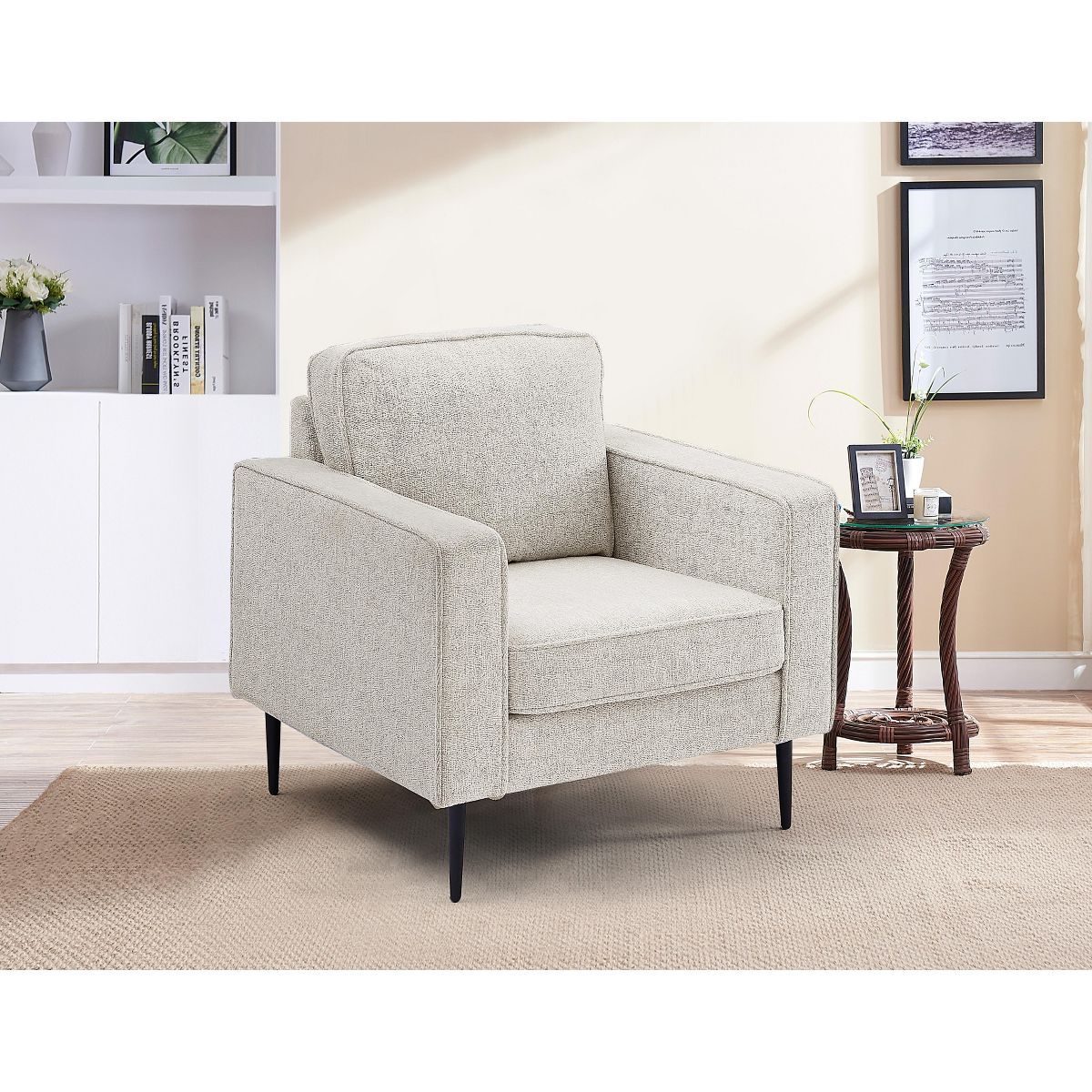 Upholstered 3 Seat/Loveseat/1 Seat/Ottoman Sofa Couches-ModernLuxe | Target