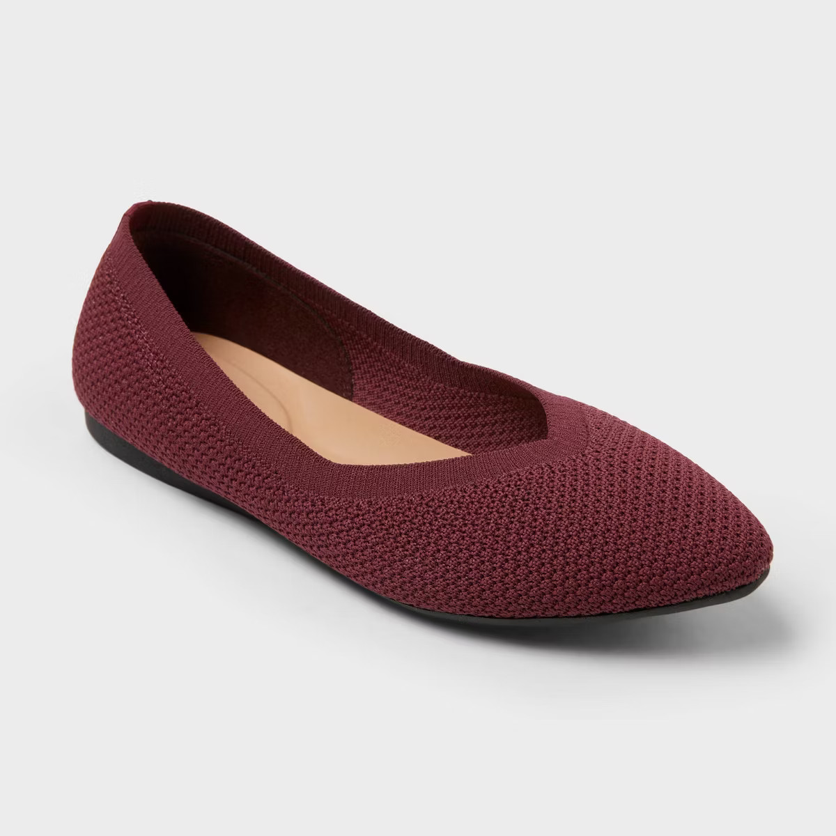 Women's Claire Knit Washable Ballet Flats - A New Day™ | Target