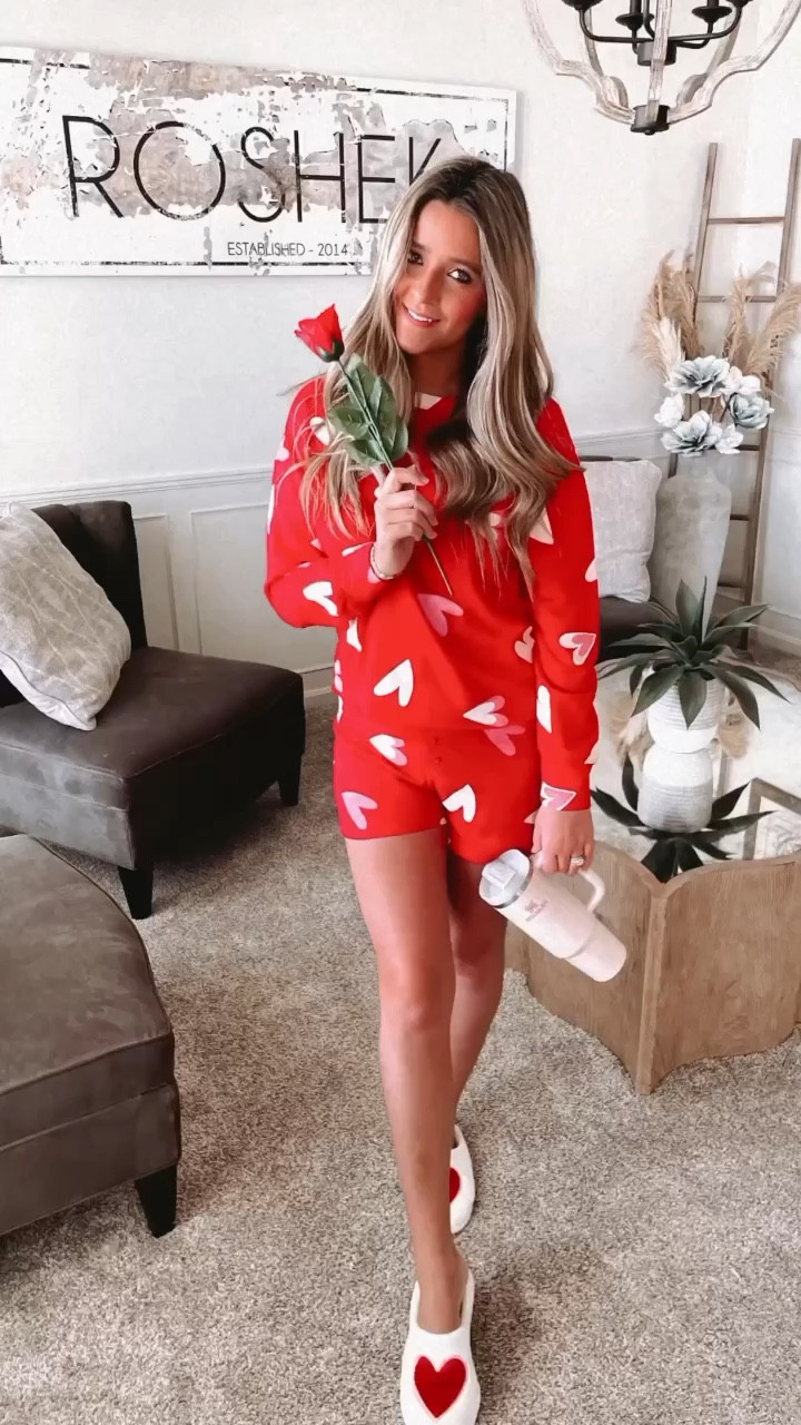 It’s girls night with your friends and you’re looking for the best pajamas… run don’t walk to Target! Valentines sets are here! ❤️💗❤️💗 Girly these are the cutest pajamas and slippers! 

#valentinesday2023 #valentinesfashion #valentinespajamas #targetholiday #targetfashion #targetstyle #targetvalentines #valentinestargetdollarspot #momfashion #momfashionblogger #pajamasset #stanleycup

#LTKunder50 #LTKSeasonal #LTKGiftGuide