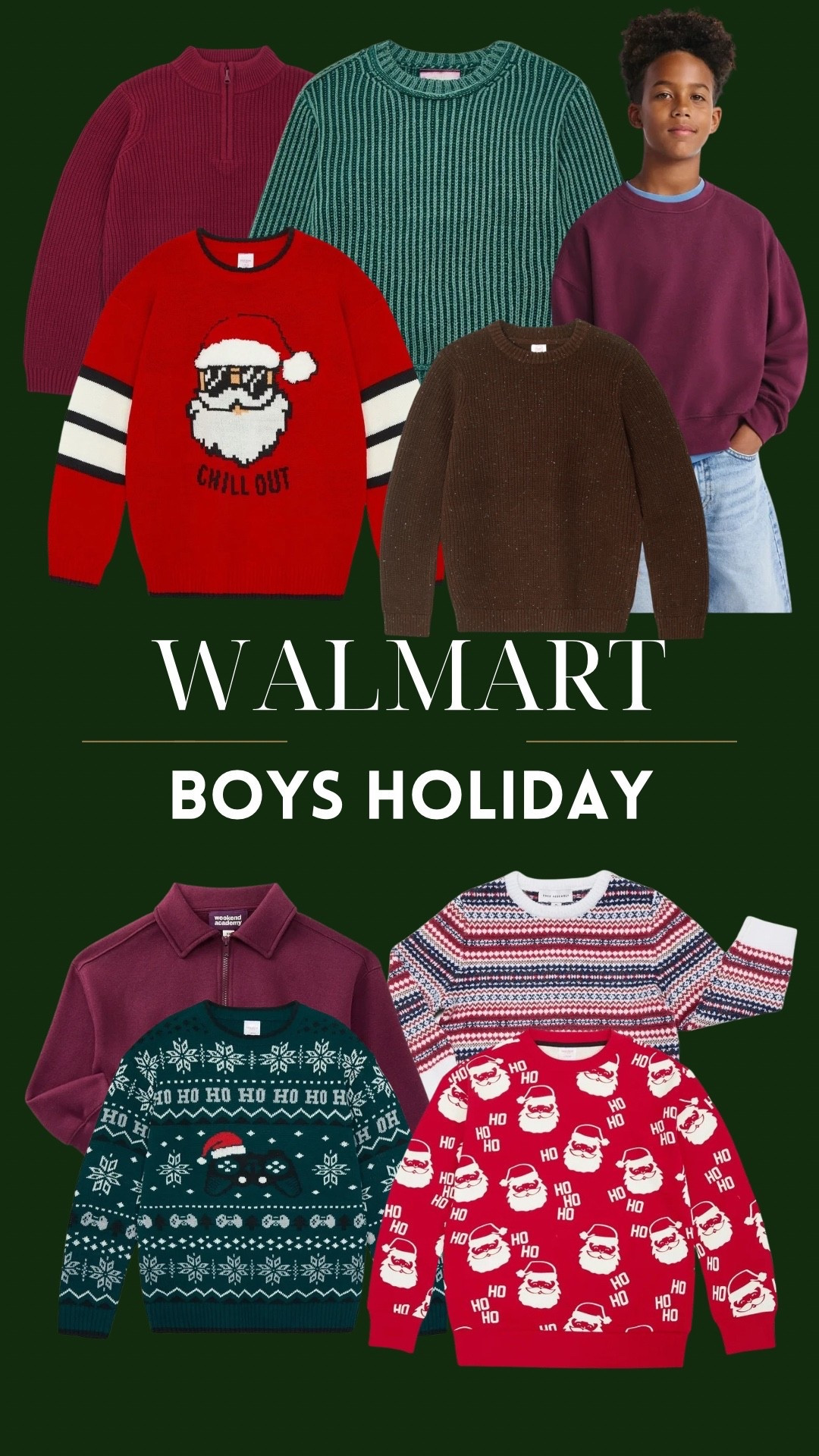 Walmart boys holiday clothing. Photo outfits. Party outfits. 




#LTKGiftGuide #LTKKids #LTKHoliday