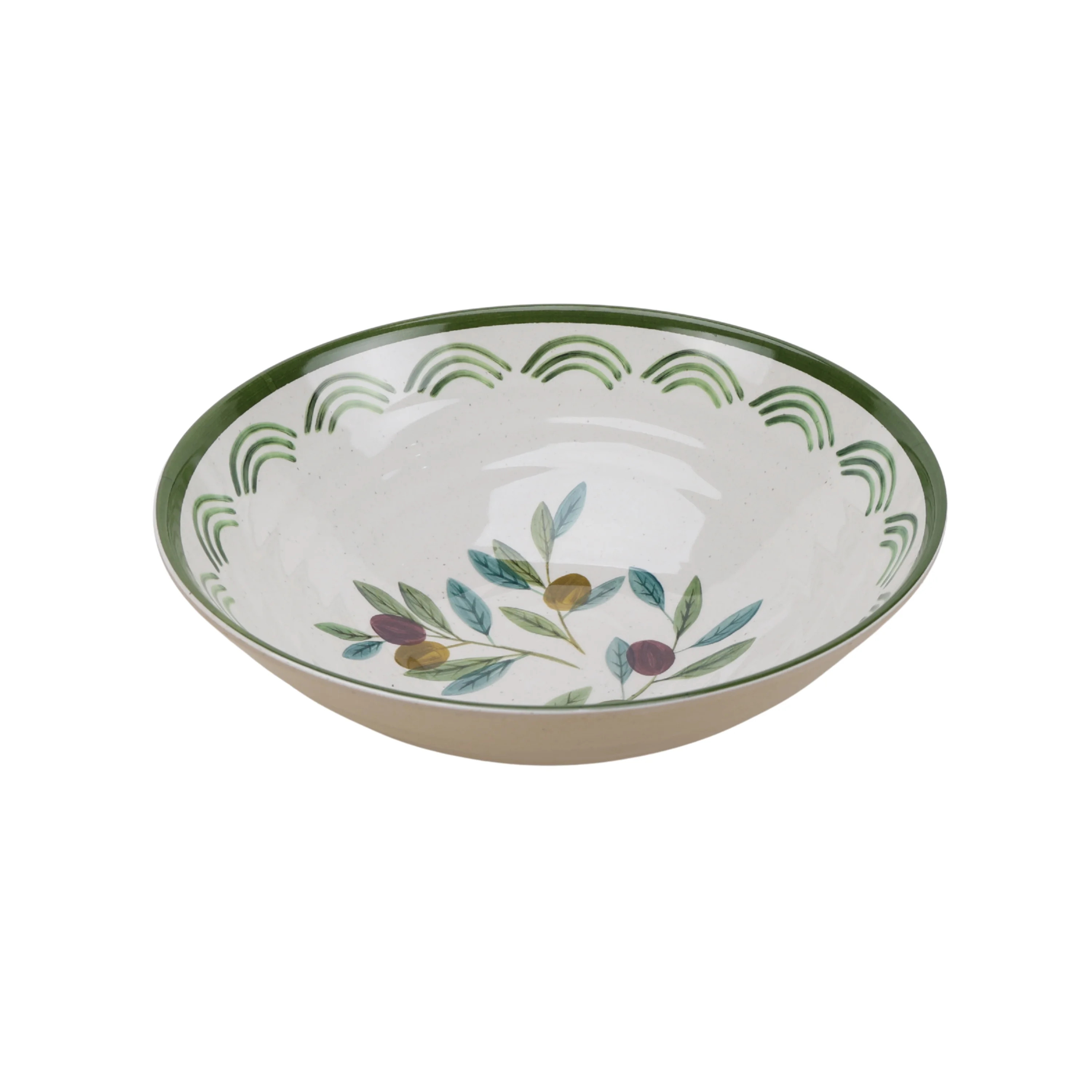 Better Homes and Gardens Bamboo Melamine Olive Serve Bowl | Walmart (US)