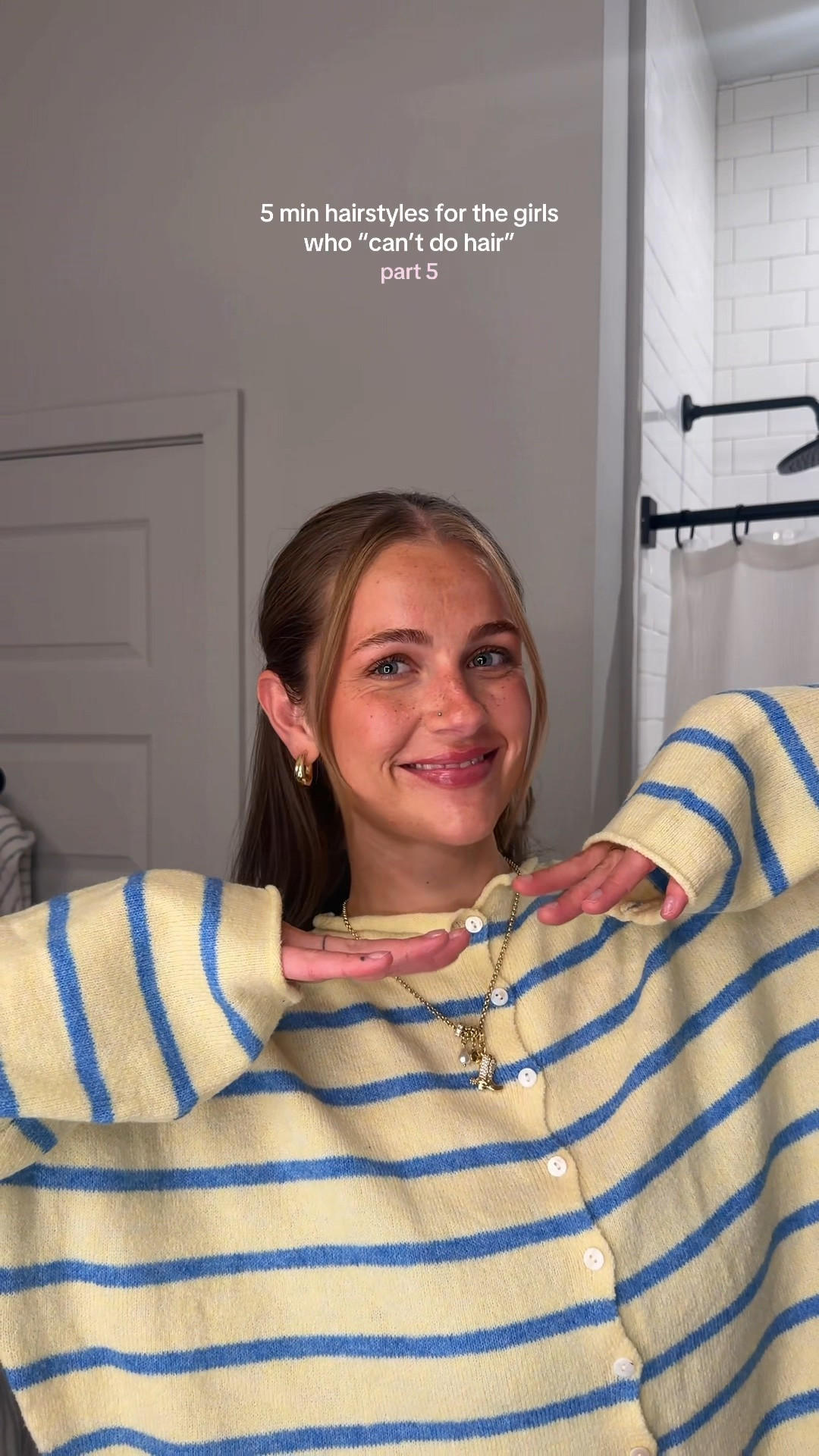 my cutie sweater and necklace from this post 🤭