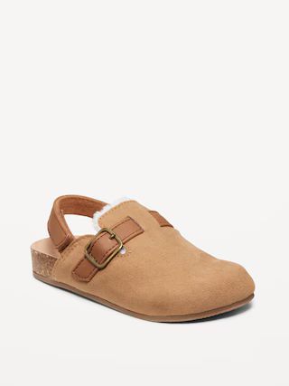 Unisex Faux-Suede Buckled Clog Shoes for Toddler | Old Navy (US)