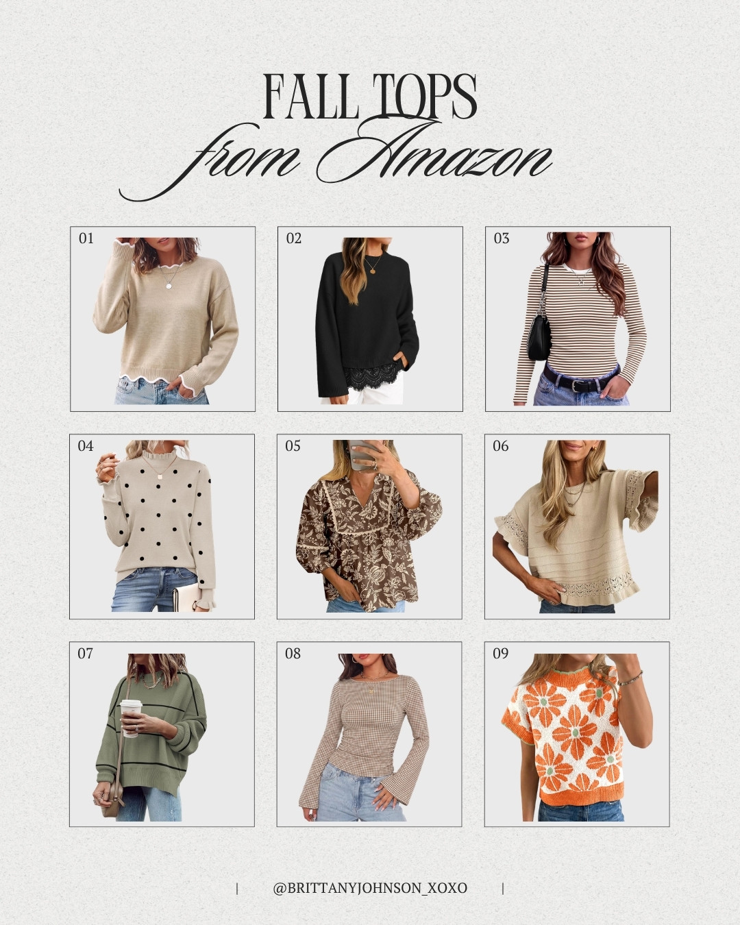 Fall tops I’ll be reaching for on repeat! 🍂🤎 Amazon has so many cute options right now! 

 #LTKootd #LTKSeasonal #LTKSaleAlert