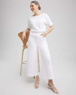 High Rise Wide Leg Cropped Jeans | Chico's