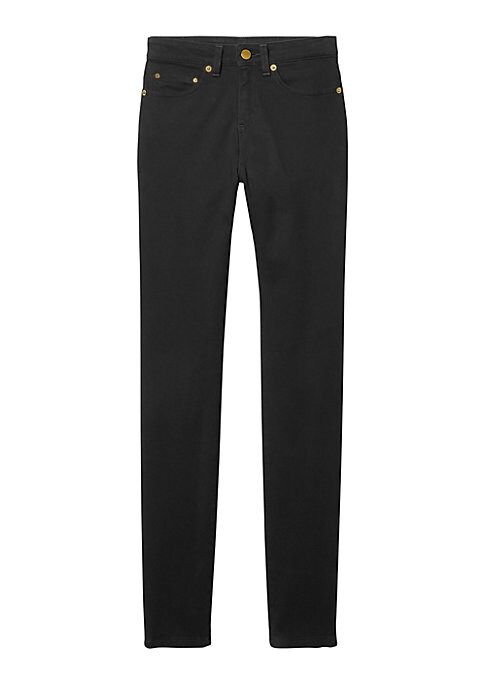 MICHAEL Michael Kors Women's High-Rise Super Stretch Jeans - Black - Size 6 | Saks Fifth Avenue