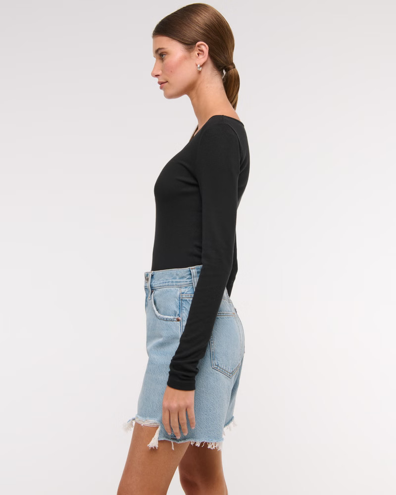 High Rise Loose Short | Abercrombie & Fitch (US)