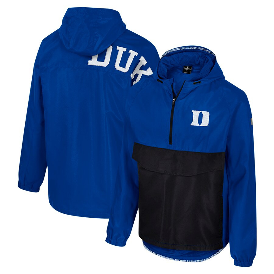 Duke Blue Devils Colosseum Reloaded Anorak Half-Zip Jacket - Royal | Fanatics