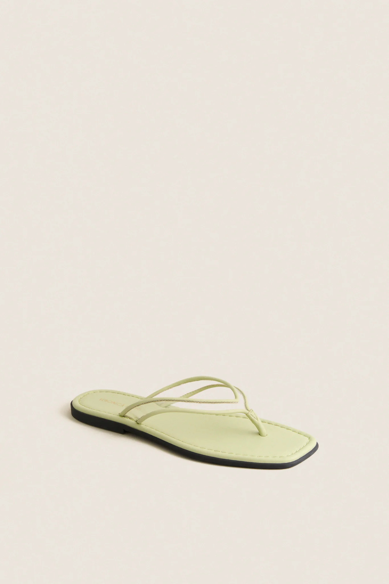 Pistachio Green Clea Piping Sandals | Tuckernuck (US)