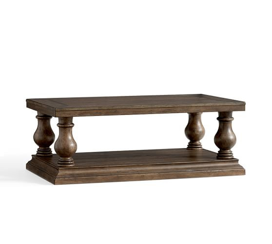 Lorraine Wood Coffee Table | Pottery Barn (US)