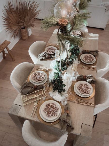 Holiday table 
Home decor 
Dining table 


#LTKHoliday #LTKCyberWeek #LTKGiftGuide