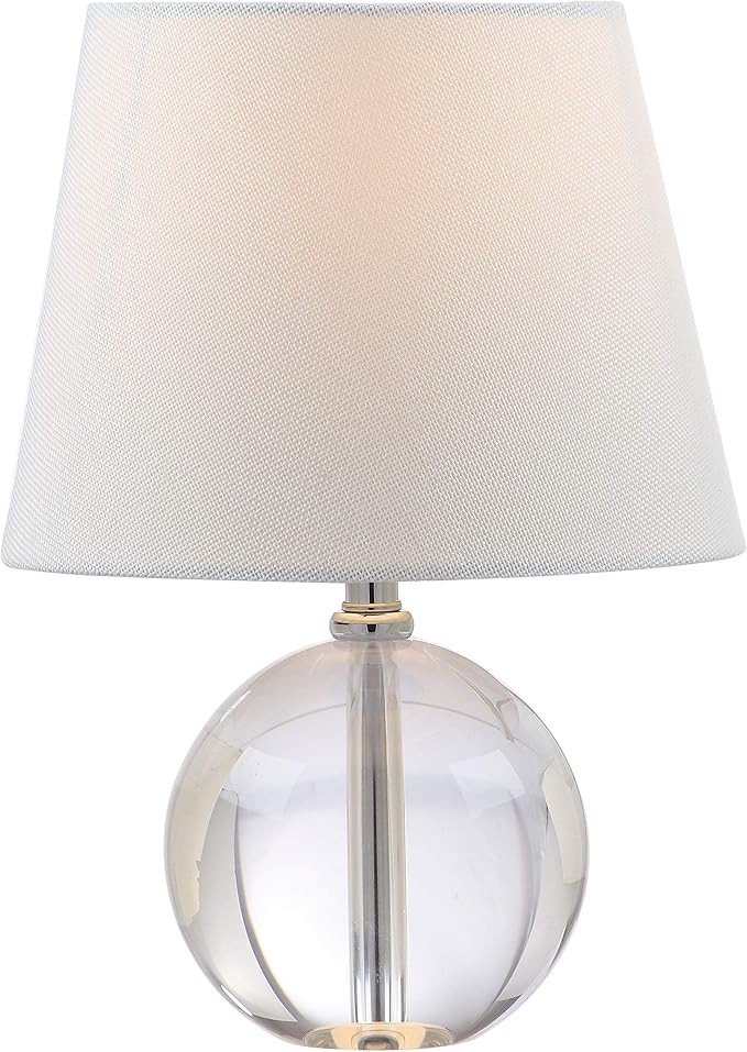SAFAVIEH Lighting Collection Mable Modern Glam Clear Crystal 14-inch Bedroom Living Room Home Off... | Amazon (US)