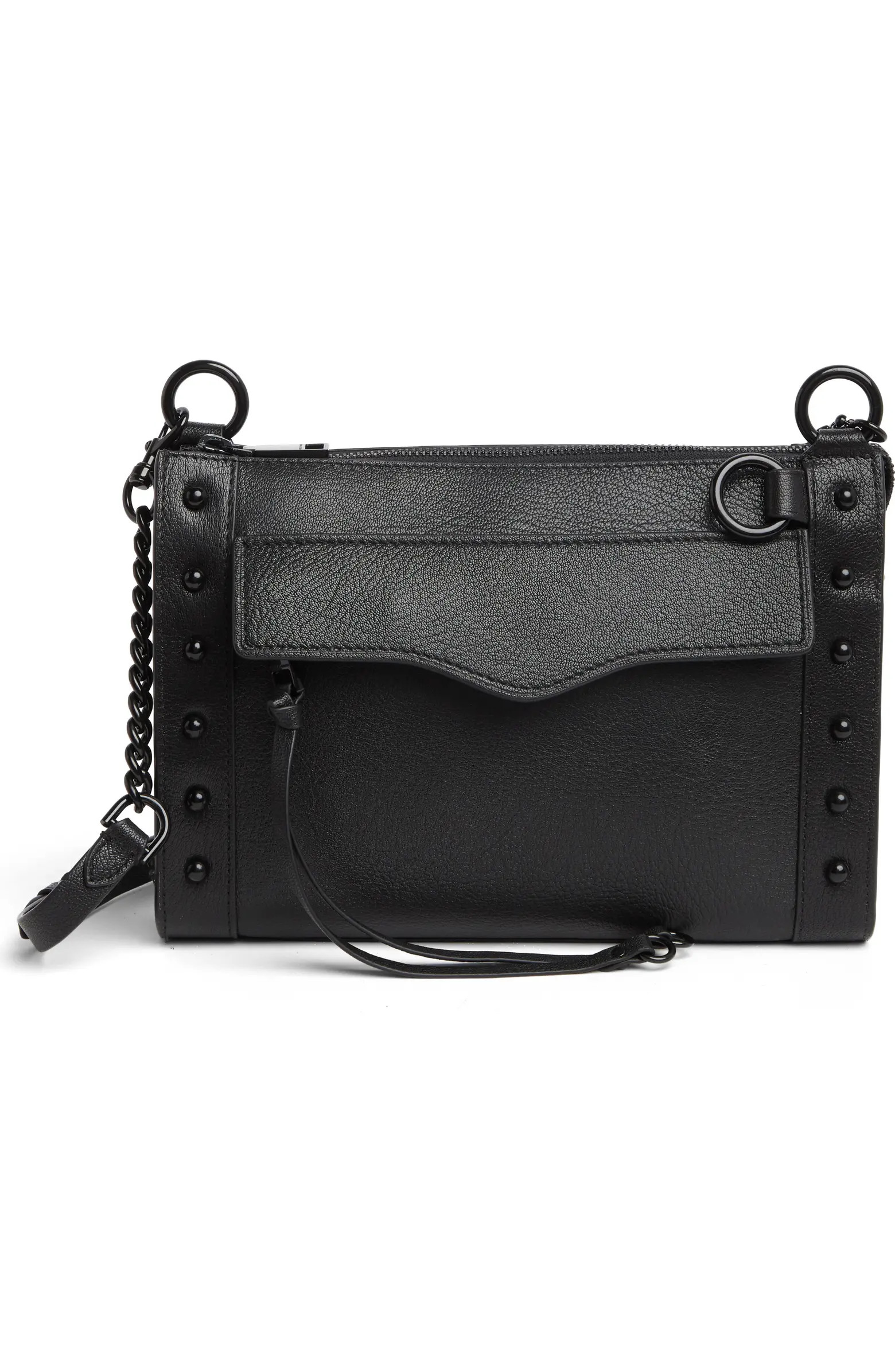 MAB Studded Leather Crossbody Bag | Nordstrom Rack
