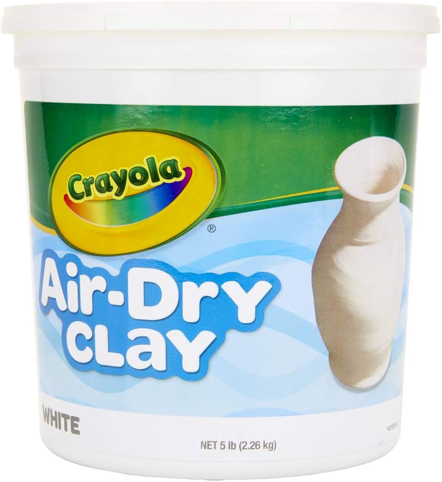 Crayola Air Dry Clay (5lb Bucket), Natural White Modeling Clay for Kids, Sculpting Material, Holi... | Amazon (US)