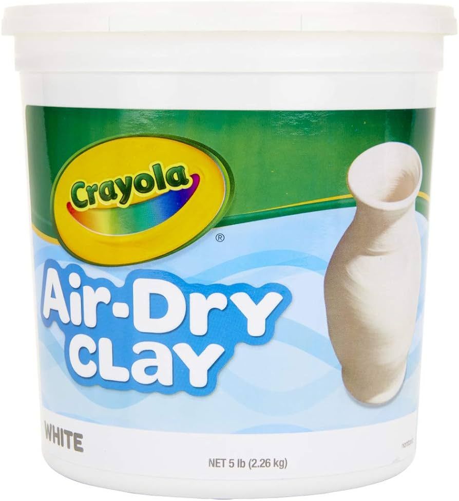 Crayola Air Dry Clay (5lb Bucket), Natural White Modeling Clay for Kids, Sculpting Material, Holi... | Amazon (US)