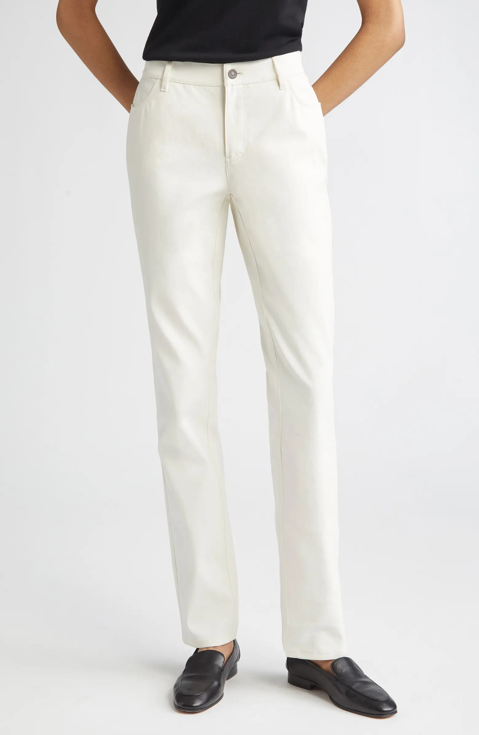Thompson Waxed Denim Slim Leg Jeans | Nordstrom