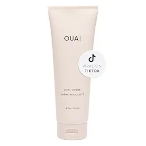 OUAI Curl Cream - Curl Defining Cream for Hydrated, Shiny Curls - Babassu and Coconut Oil, Linsee... | Amazon (US)
