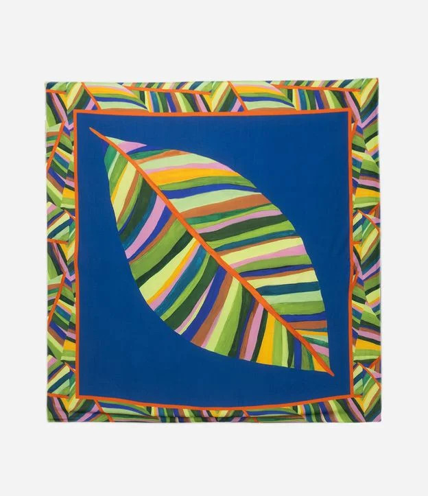 Canga Retangular em Viscose com Estampa Listras Desencontradas Multicores | Renner (BR)