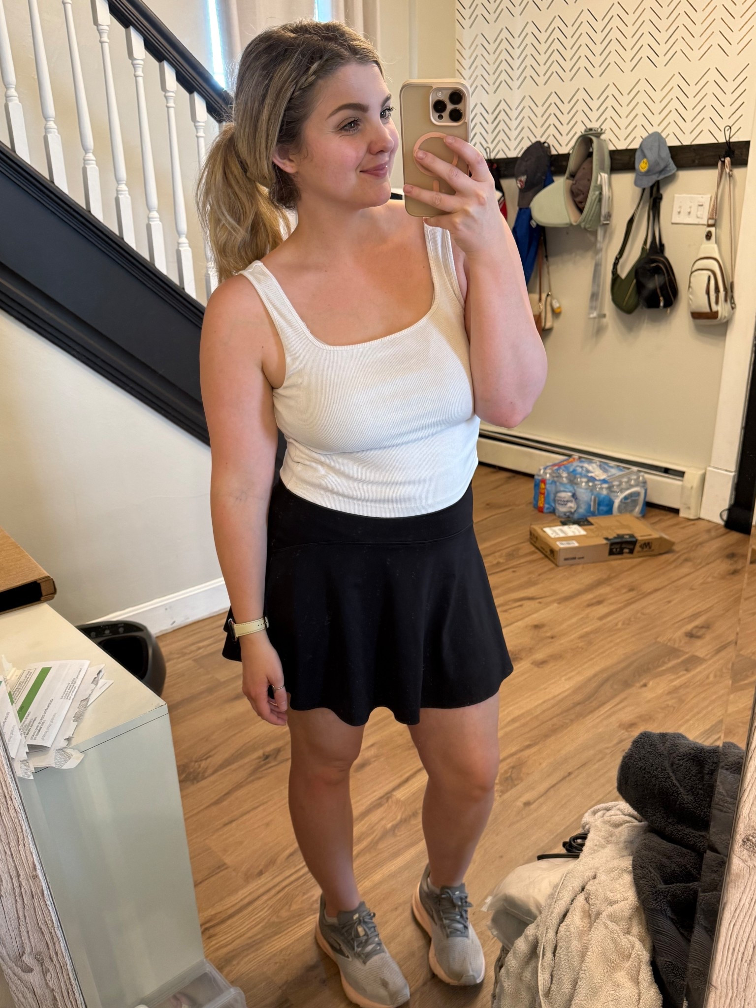 Outfit of the day! My favorite skirts right now….and I have them in 3 colors! 😆 

#LTKActive #LTKFindsUnder50 #LTKStyleTip