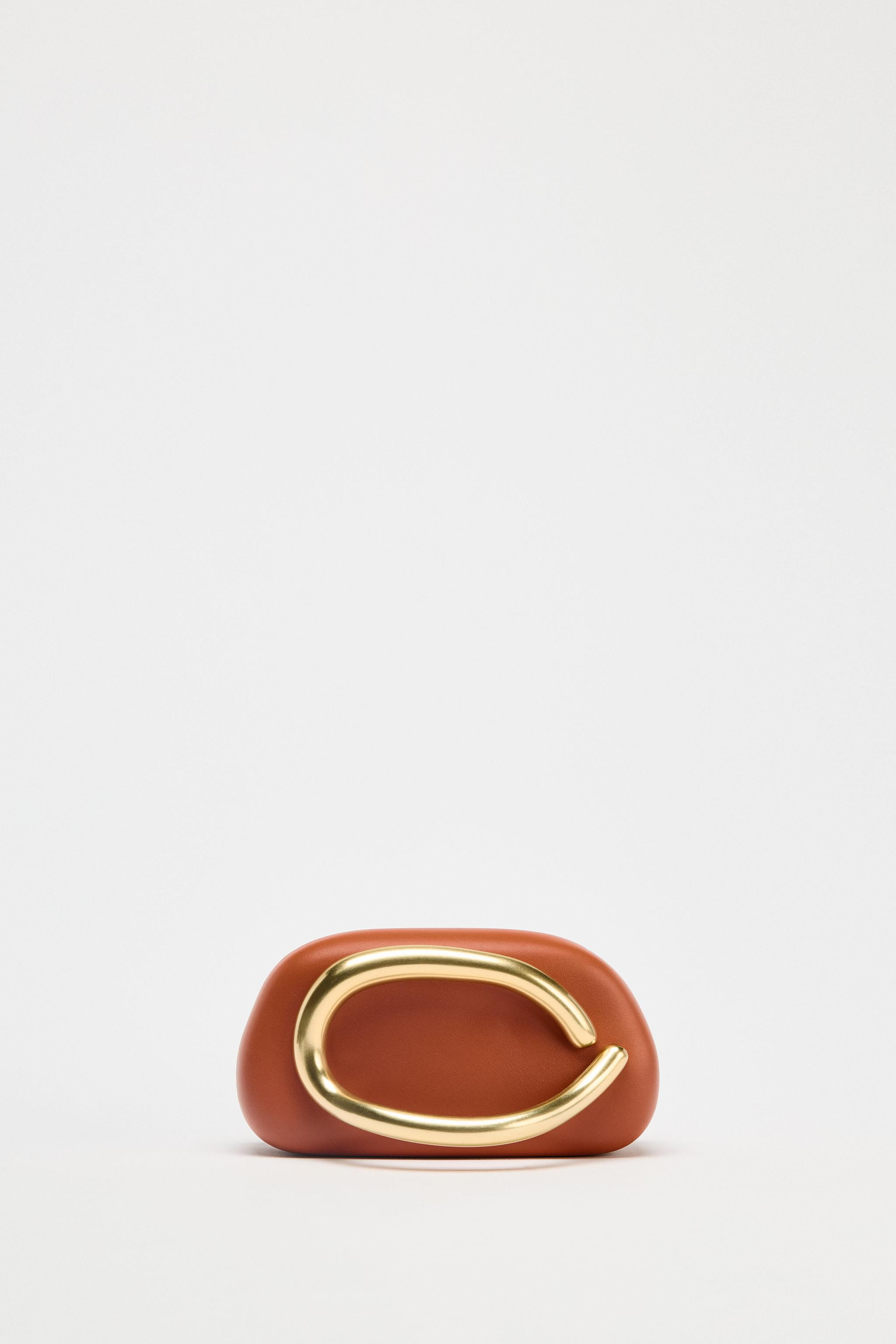 GOLD CLASP BOX BAG | Zara US