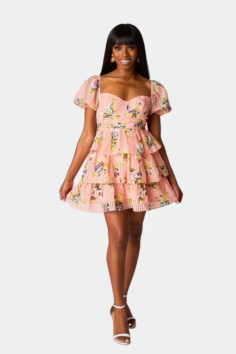 BuddyLove | Conner Short Lace Dress | Irish Rose | BuddyLove