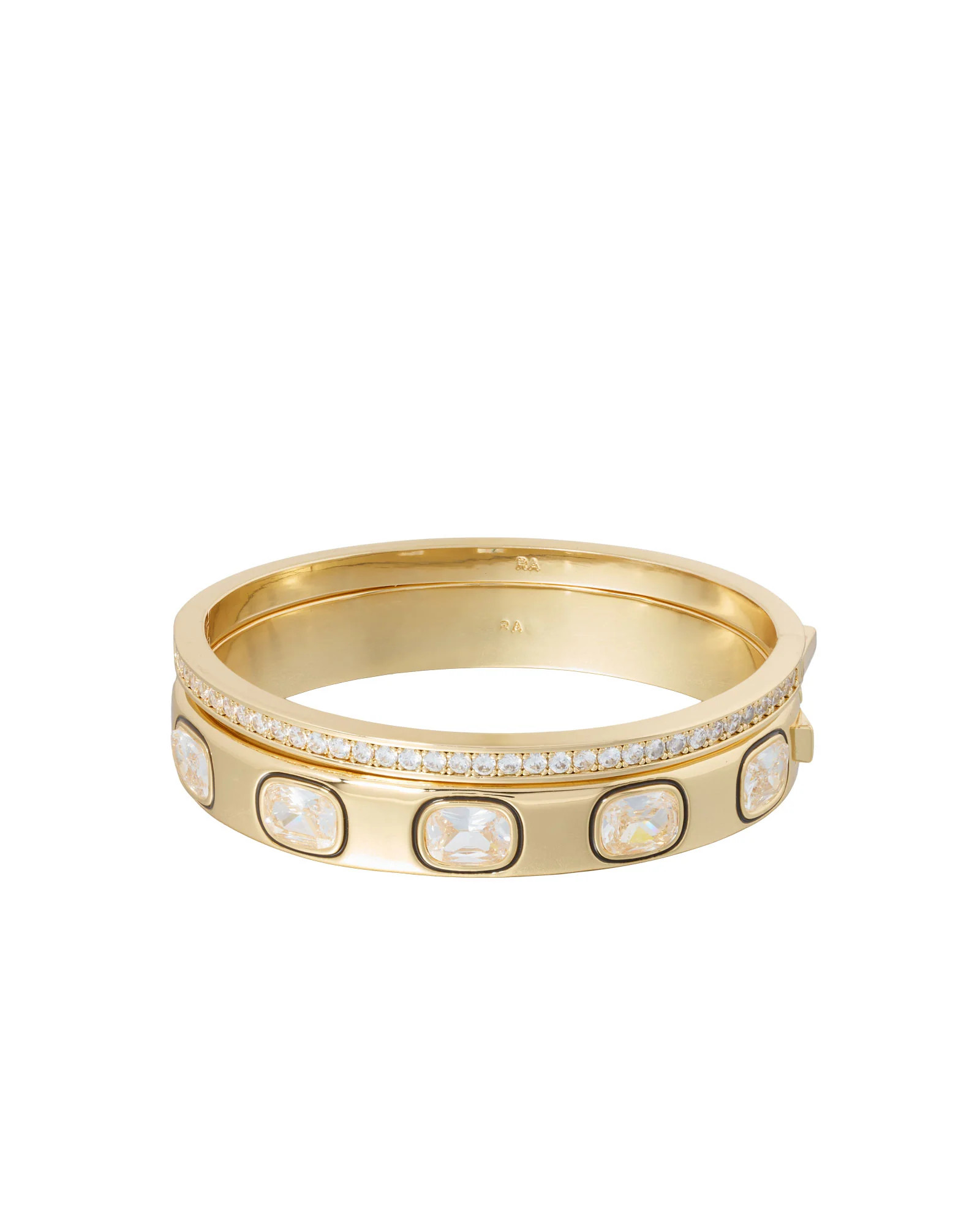 The Cubic Hinged Cuff Duo | Roxanne Assoulin