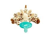 Philips Avent Soothie Snuggle Pacifier Holder with Detachable Pacifier, Giraffe, 0m+ | Amazon (US)
