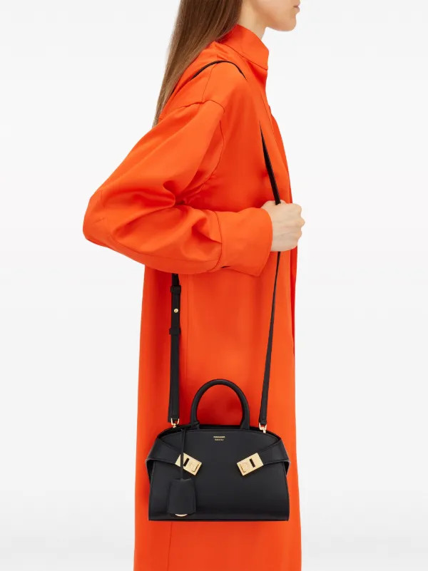 Ferragamo Hug Leather Mini Bag  - Farfetch | Farfetch Global