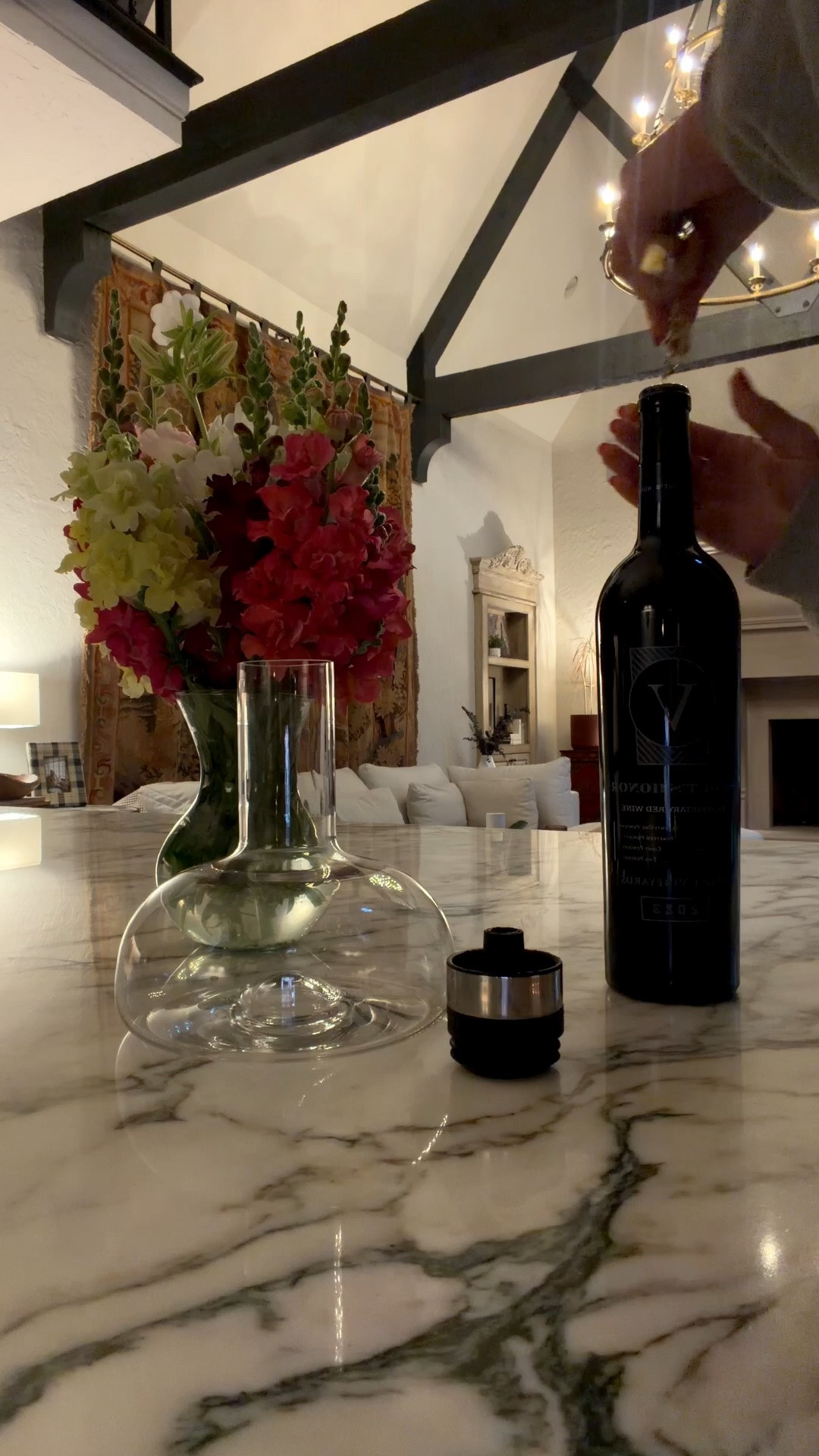 Is there anything better than staying home? Also, this double decanter is a must for every single bottle of wine. Mine was a gift from two houses ago and still works like a charm! Would be a great gift for mom!

#LTKdayinmylife #LTKMothersDay #LTKHome