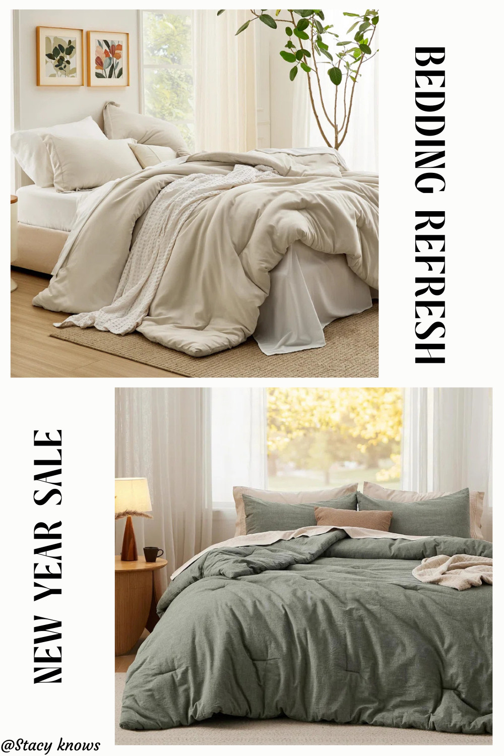 New Year, new sanctuary! Give your bedroom the ultimate refresh with Wayfair’s New Year Super Sale. I found some incredible bedding sets and linens for up to 73% off! From cozy quilts to buttery-soft sheets, it’s the perfect time to upgrade your sleep game. Shop my top picks on my LTK! 
#Wayfair #WayfairFinds #BeddingRefresh #NewYearSale #BedroomDecor #HomeDeals #LTKhome #CozyBedroom #SaleAlert #HomeMakeover #WayfairSale #BeddingSets 

 #LTKSeasonal #LTKHome #LTKSaleAlert