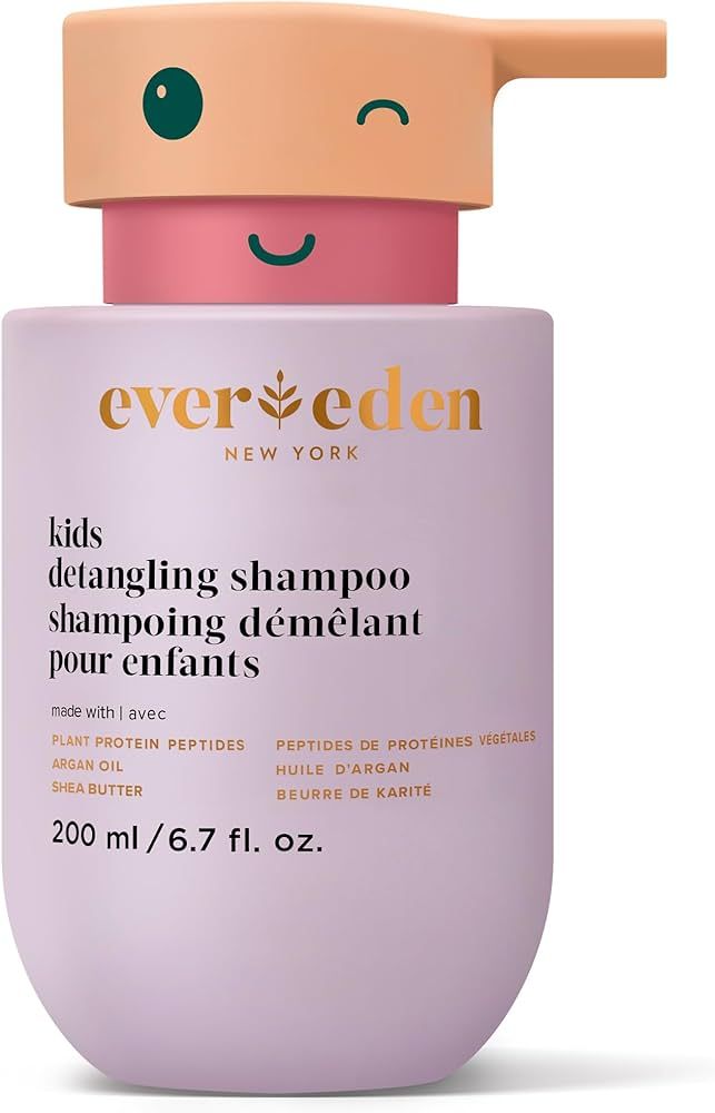 Evereden Kids Shampoo - Detangling, 6.7 fl oz. | Plant Based Kids Haircare | Clean and Non-toxic ... | Amazon (US)