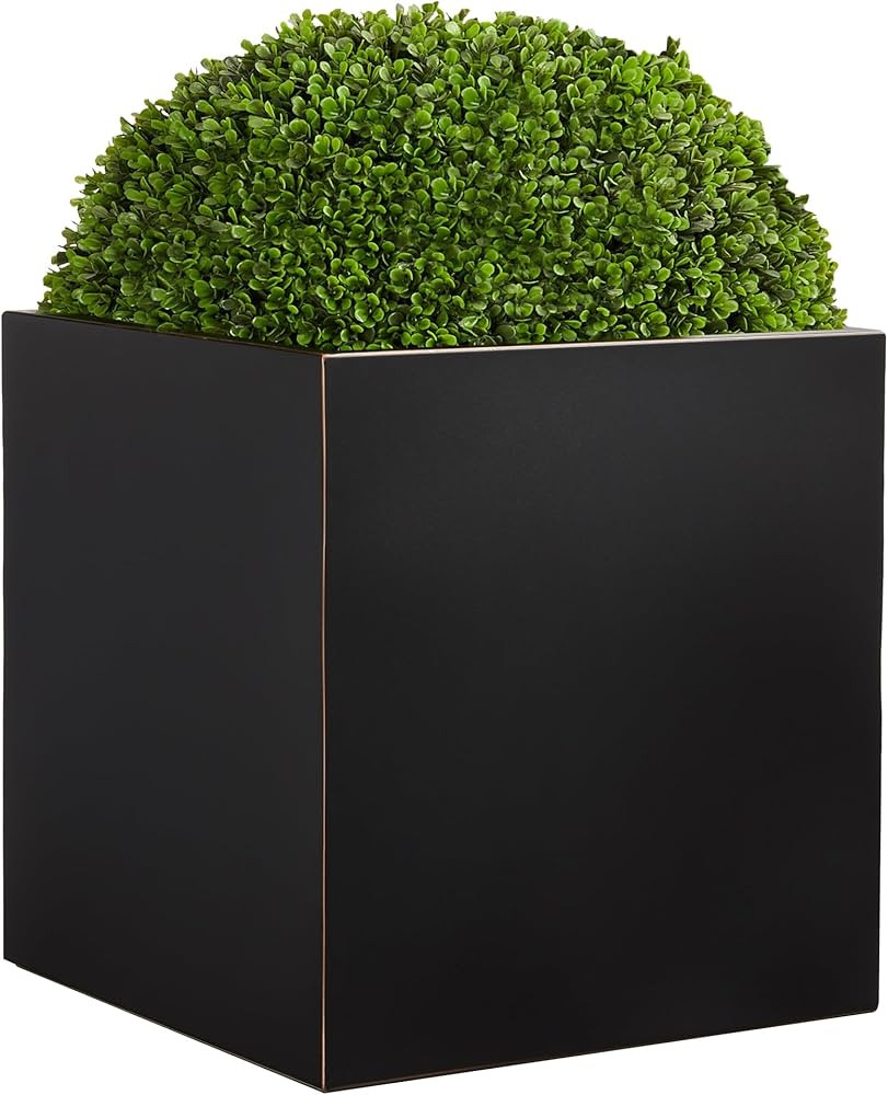 Wallowa Metallic Heavy Cube Planter Box, No Assemble, Seamless Large Square Planter for Trees, Pl... | Amazon (US)