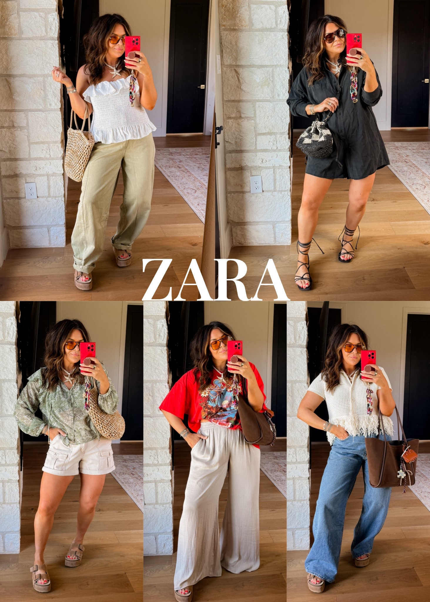 First Zara haul and I was pleasantly surprised and how beautiful some do these pieces are. Still need to figure out jeans sizing as I’m in between sizes,  it I think it all
Runs true to size. 

Top: ALL XL
Black jumper: XL
green & blue jeans: 14 (get your true size)
Silk beige pants: XL
SHORTS: 14
Tee: XL


#LTKMidsize #LTKStyleTip #LTKFindsUnder50