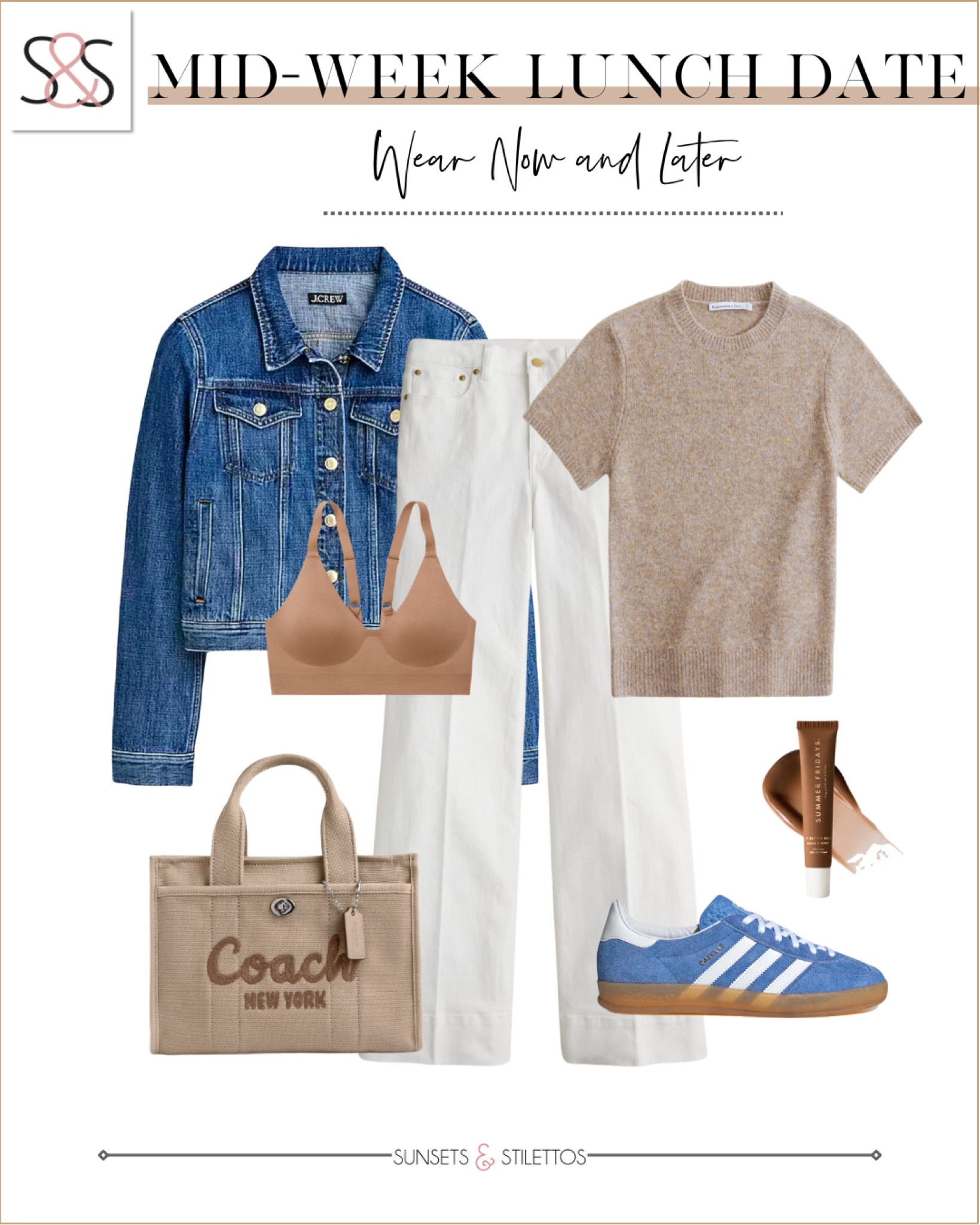 This sweater tee is perfectly polished for spring! Pair with white wide leg jeans for a great work look!

Sunsets and Stilettos, workwear, adidas sneakers 

#LTKWorkwear #LTKOver40 #LTKSeasonal