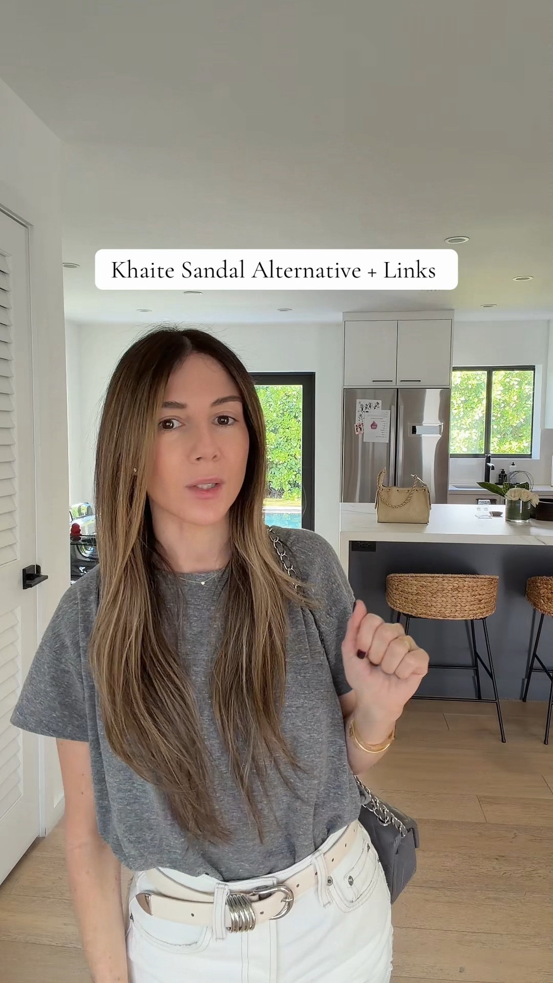 Khaite Loop Sandal Alternative, A $10 Target t-shirt and Sale Jeans! Comfy Mom Outfit! 

#LTKootd #LTKmomlife #LTKspring