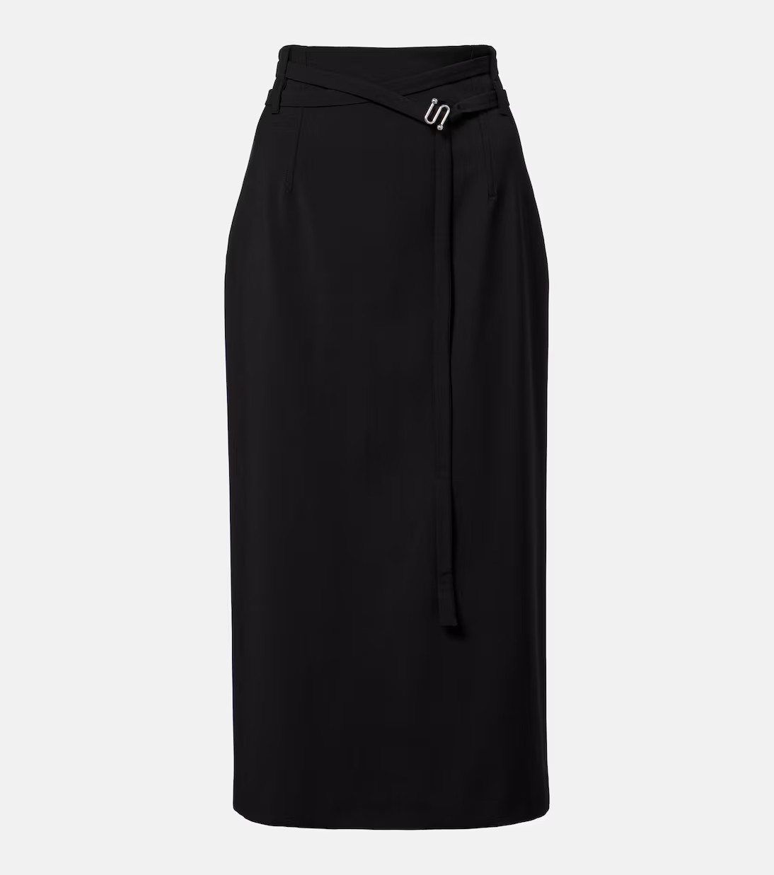 High-rise virgin wool midi skirt | Mytheresa (US/CA)