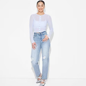 Women's High-Rise Straight Jeans - Wild Fable™ | Target