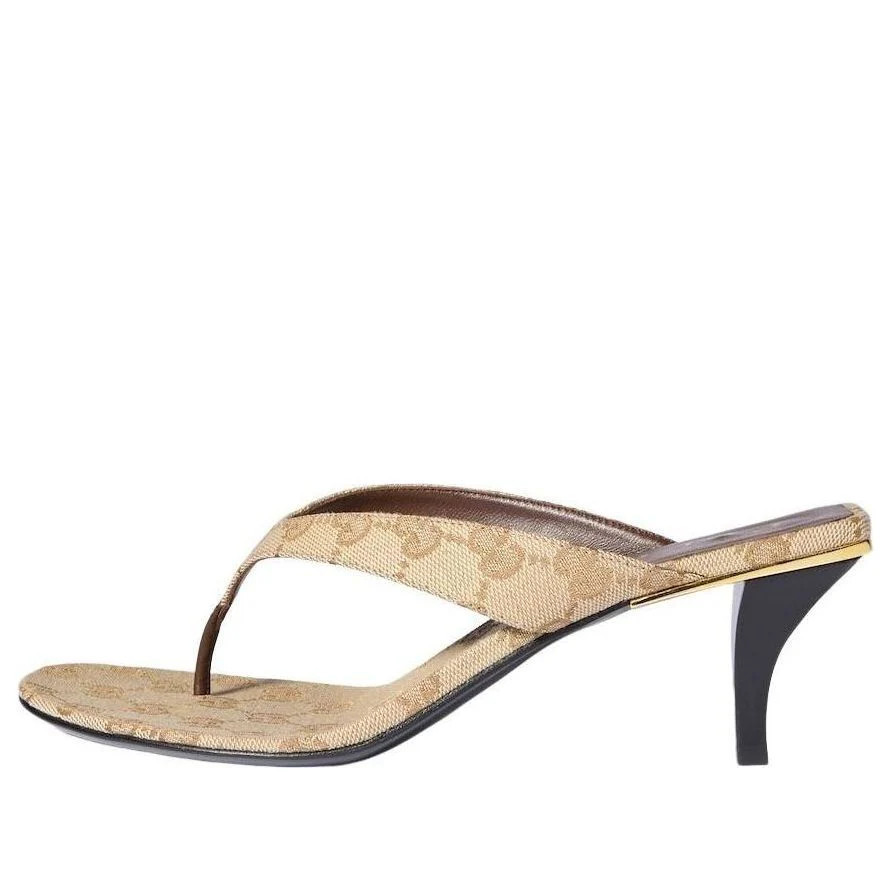 (WMNS) Gucci Vittoria Thong 'Sand Dark Brown' 870786-FAF3Z-9642 | KICKS CREW