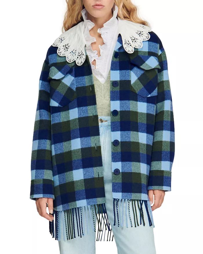 Claira Plaid Shirt Jacket | Bloomingdale's (US)